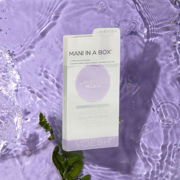 Mani in a Box Waterless. Lavender, (3 step)