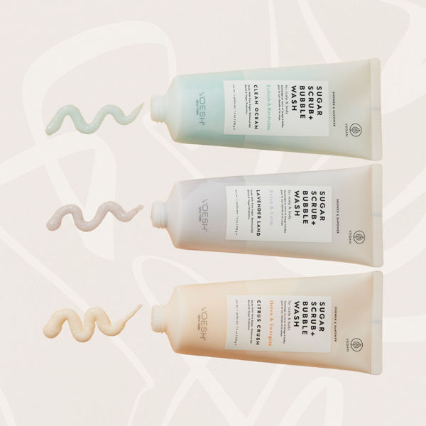 15 x Sugar scrub + Bubble Wash. Rabat 25%